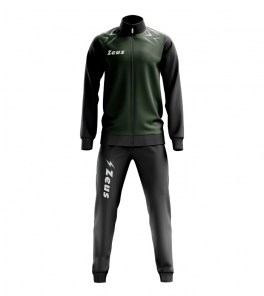 Спортивний костюм чоловічий Zeus EASY Чорний/Темно-зелений